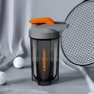 500ML Portable Sport Shaker Bottle Protein Powder Shaker Cup Leak Proof Water Bottle For Gym Fitness Training Drinking Bottle